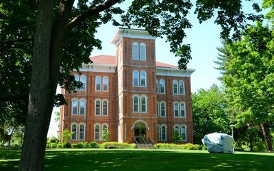 Small college hall visit page
